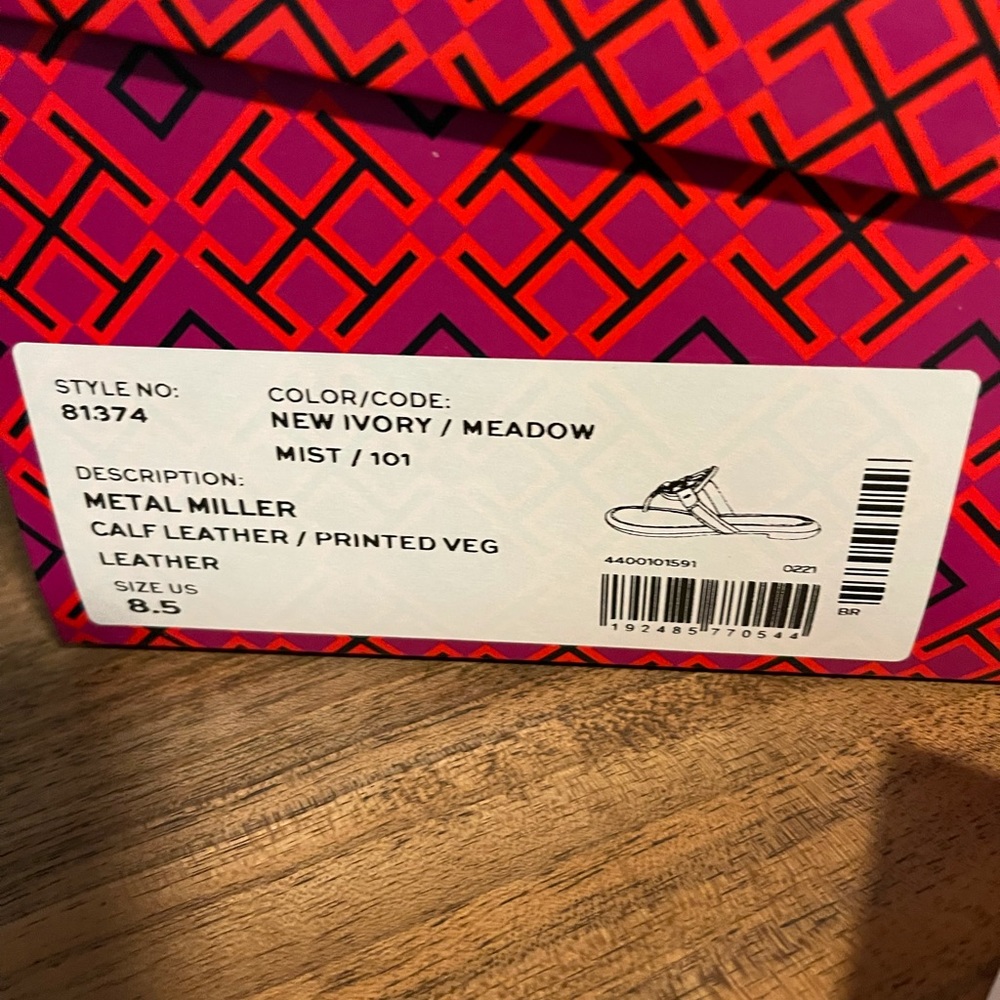 Tory Burch Miller sandals 8.5